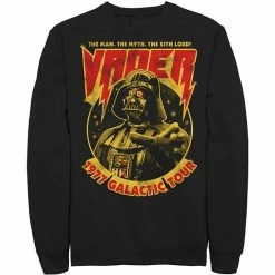Licensed Character Men's Star Wars Vader 1977 Galactic Tour Metal Poster Sweatshirt Athletic Heather -Licensed Character Shop unnamed file 23478