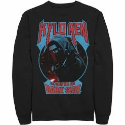Licensed Character Men's Star Wars Kylo Ren Show You The Dark Side Metal Text Sweatshirt Kelly -Licensed Character Shop unnamed file 23499