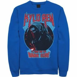 Licensed Character Men's Star Wars Kylo Ren Show You The Dark Side Metal Text Sweatshirt Kelly -Licensed Character Shop unnamed file 23502