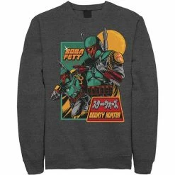 Licensed Character Men's Star Wars Mandalorian Soldier Kanji Sweatshirt Royal -Licensed Character Shop unnamed file 23511