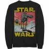 Licensed Character Men's Star Wars At-AT Retro Poster Sweatshirt White 1 Licensed Character Men's Star Wars At-AT Retro Poster Sweatshirt White -Licensed Character Shop unnamed file 23523