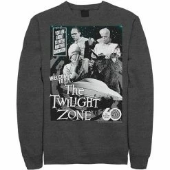 Licensed Character Men's CBS The Twilight Zone Comic 60th Sweatshirt Royal -Licensed Character Shop unnamed file 23536