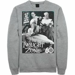 Licensed Character Men's CBS The Twilight Zone Comic 60th Sweatshirt Royal -Licensed Character Shop unnamed file 23538
