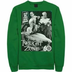 Licensed Character Men's CBS The Twilight Zone Comic 60th Sweatshirt Royal -Licensed Character Shop unnamed file 23540