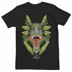 Licensed Character Men's Jurassic World Tikisaur Leaf Face Roar Graphic Tee Silver -Licensed Character Shop unnamed file 23562