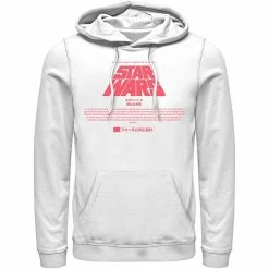 Licensed Character Men's Star Wars Kanji Title Card Hoodie White 14 Licensed Character Men's Star Wars Kanji Title Card Hoodie White -Licensed Character Shop unnamed file 23569