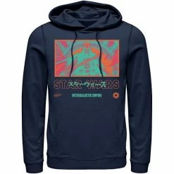 Licensed Character Men's Star Wars Bright Baddies Vader Hoodie Navy -Licensed Character Shop unnamed file 23572