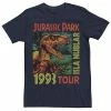 Licensed Character Men's Jurassic Park Isla Nublar 1993 Tour Poster Tee Athletic Heather -Licensed Character Shop unnamed file 23578