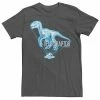 Licensed Character Men's Jurassic World Velociraptor Hologram Title Logo Tee Royal Heather -Licensed Character Shop unnamed file 23586