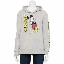 Licensed Character Disney's Mickey Mouse Juniors' Mickey Pose Graphic Hoodie