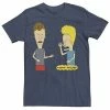 Licensed Character Men's Beavis And Butthead Air Guitar Portrait Tee Charcoal -Licensed Character Shop unnamed file 23620