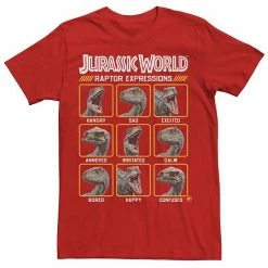 Licensed Character Men's Jurassic World Two Blue Raptor Expressions Tee Royal Heather -Licensed Character Shop unnamed file 23632