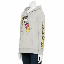 Licensed Character Disney's Mickey Mouse Juniors' Mickey Pose Graphic Hoodie -Licensed Character Shop unnamed file 2364