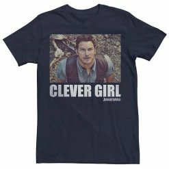 Licensed Character Men's Jurassic World Clever Girl Owen Movie Still Graphic Tee Kelly