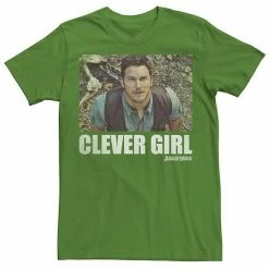 Licensed Character Men's Jurassic World Clever Girl Owen Movie Still Graphic Tee Kelly -Licensed Character Shop unnamed file 23672