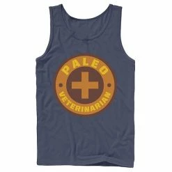 Licensed Character Men's Jurassic World Paleo Veternarian Badge Tank Royal -Licensed Character Shop unnamed file 23695