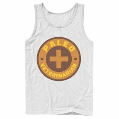 Licensed Character Men's Jurassic World Paleo Veternarian Badge Tank Royal -Licensed Character Shop unnamed file 23698