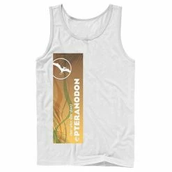 Licensed Character Men's Jurassic World Pteranodon Right Panel Tank Royal -Licensed Character Shop unnamed file 23704