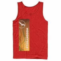 Licensed Character Men's Jurassic World Pteranodon Right Panel Tank Royal -Licensed Character Shop unnamed file 23706