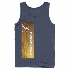 Licensed Character Men's Jurassic World Pteranodon Right Panel Tank Royal -Licensed Character Shop unnamed file 23708