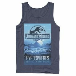 Licensed Character Men's Jurassic World Gyrospheres Tour Park Poster Graphic Tank Top Black -Licensed Character Shop unnamed file 23713
