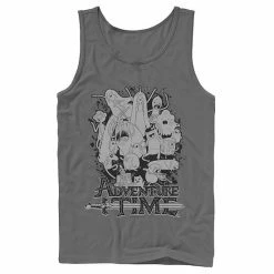 Licensed Character Men's Cartoon Network Adventure Time Splash Tank Top Royal -Licensed Character Shop unnamed file 23769