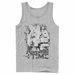 Licensed Character Men's Cartoon Network Adventure Time Splash Tank Top Royal -Licensed Character Shop unnamed file 23771