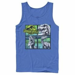 Licensed Character Men's Jurassic World Dinosaurs Group Of 3 Neon Graphic Tank Top Black -Licensed Character Shop unnamed file 23779