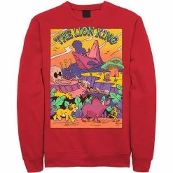 Licensed Character Men's Disney Lion King Legend Of Lion King Colorful Sweatshirt Royal -Licensed Character Shop unnamed file 23798