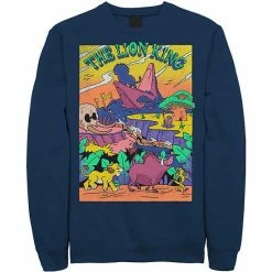 Licensed Character Men's Disney Lion King Legend Of Lion King Colorful Sweatshirt Royal -Licensed Character Shop unnamed file 23800