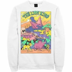 Licensed Character Men's Disney Lion King Legend Of Lion King Colorful Sweatshirt Royal -Licensed Character Shop unnamed file 23801