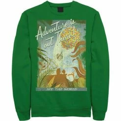 Licensed Character Men's Disney / Pixar Up Poster Distressed Vintage Sweatshirt Red -Licensed Character Shop unnamed file 23810