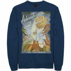 Licensed Character Men's Disney / Pixar Up Poster Distressed Vintage Sweatshirt Red -Licensed Character Shop unnamed file 23812