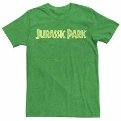 Licensed Character Men's Jurassic Park Classic Simple Text Graphic Tee Kelly Heather -Licensed Character Shop unnamed file 23824