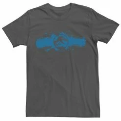 Licensed Character Men's Jurassic World Logo Blue Paint Splatter Graphic Tee Charcoal -Licensed Character Shop unnamed file 23838