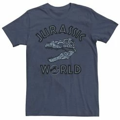 Licensed Character Men's Jurassic World Fallen Kingdom T-Rex Bones Tee Navy Heather -Licensed Character Shop unnamed file 23904