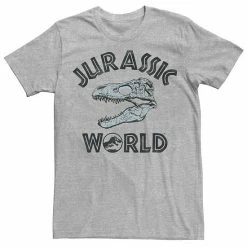 Licensed Character Men's Jurassic World Fallen Kingdom T-Rex Bones Tee Navy Heather -Licensed Character Shop unnamed file 23906