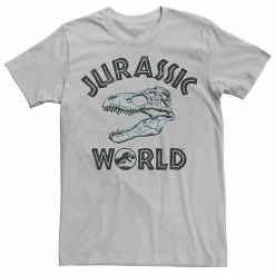 Licensed Character Men's Jurassic World Fallen Kingdom T-Rex Bones Tee Navy Heather -Licensed Character Shop unnamed file 23907