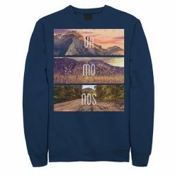 Licensed Character Men's Gonzales Vamonos Lanscape Portrait Stack Sweatshirt White -Licensed Character Shop unnamed file 23944