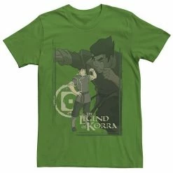 Licensed Character Men's The Legend Of Korra Bolin Collage Poster Tee Charcoal Heather -Licensed Character Shop unnamed file 23957