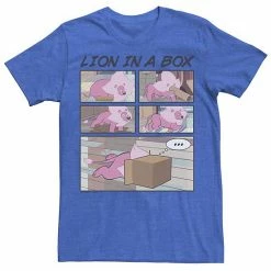 Licensed Character Men's Cartoon Network Steven Universe Lion In A Box Comic Strip Tee Royal -Licensed Character Shop unnamed file 23968