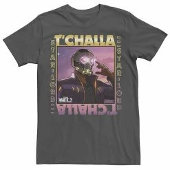 Licensed Character Men's Marvel What If T'Challa Star Lord Poster Tee Red
