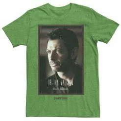 Licensed Character Men's Jurassic Park Dr. Ian Malcolm Chaos Theorist Tee Silver -Licensed Character Shop unnamed file 23994