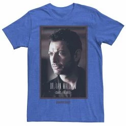 Licensed Character Men's Jurassic Park Dr. Ian Malcolm Chaos Theorist Tee Silver -Licensed Character Shop unnamed file 23996