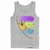 Licensed Character Men's Cartoon Network Adventure Time Jake Emotions Tank Top Athletic Heather -Licensed Character Shop unnamed file 24004