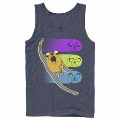 Licensed Character Men's Cartoon Network Adventure Time Jake Emotions Tank Top Athletic Heather -Licensed Character Shop unnamed file 24006