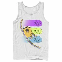 Licensed Character Men's Cartoon Network Adventure Time Jake Emotions Tank Top Athletic Heather -Licensed Character Shop unnamed file 24008