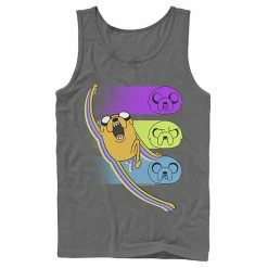 Licensed Character Men's Cartoon Network Adventure Time Jake Emotions Tank Top Athletic Heather -Licensed Character Shop unnamed file 24009