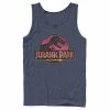 Licensed Character Men's Jurassic Park Logo Gradient Sunset Graphic Tank Top Red -Licensed Character Shop unnamed file 24033