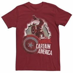 Licensed Character Men's Marvel What If Captain America Zombie Burst Poster Tee Cardinal -Licensed Character Shop unnamed file 24042